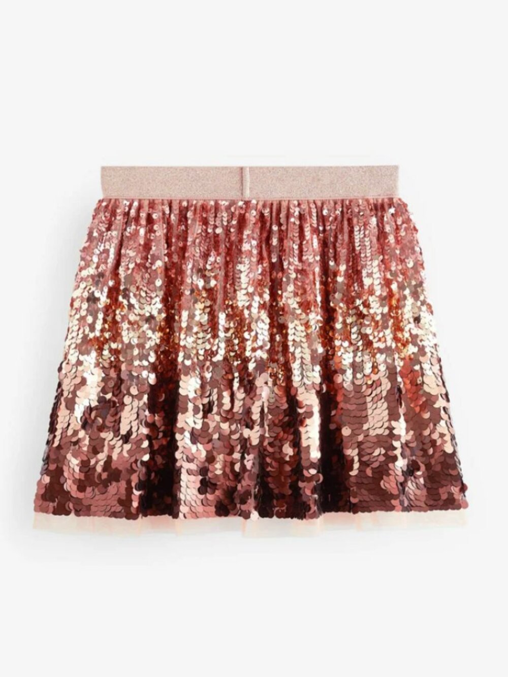 ✨🌟 Next Bronze Sequin A-Line Party Skirt – Age 5 Years / Height 110cm (NWOT) ✨